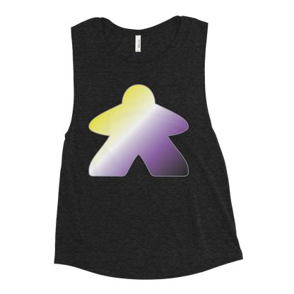 Queerple - Non-binary Pride Ladies’ Muscle Tank