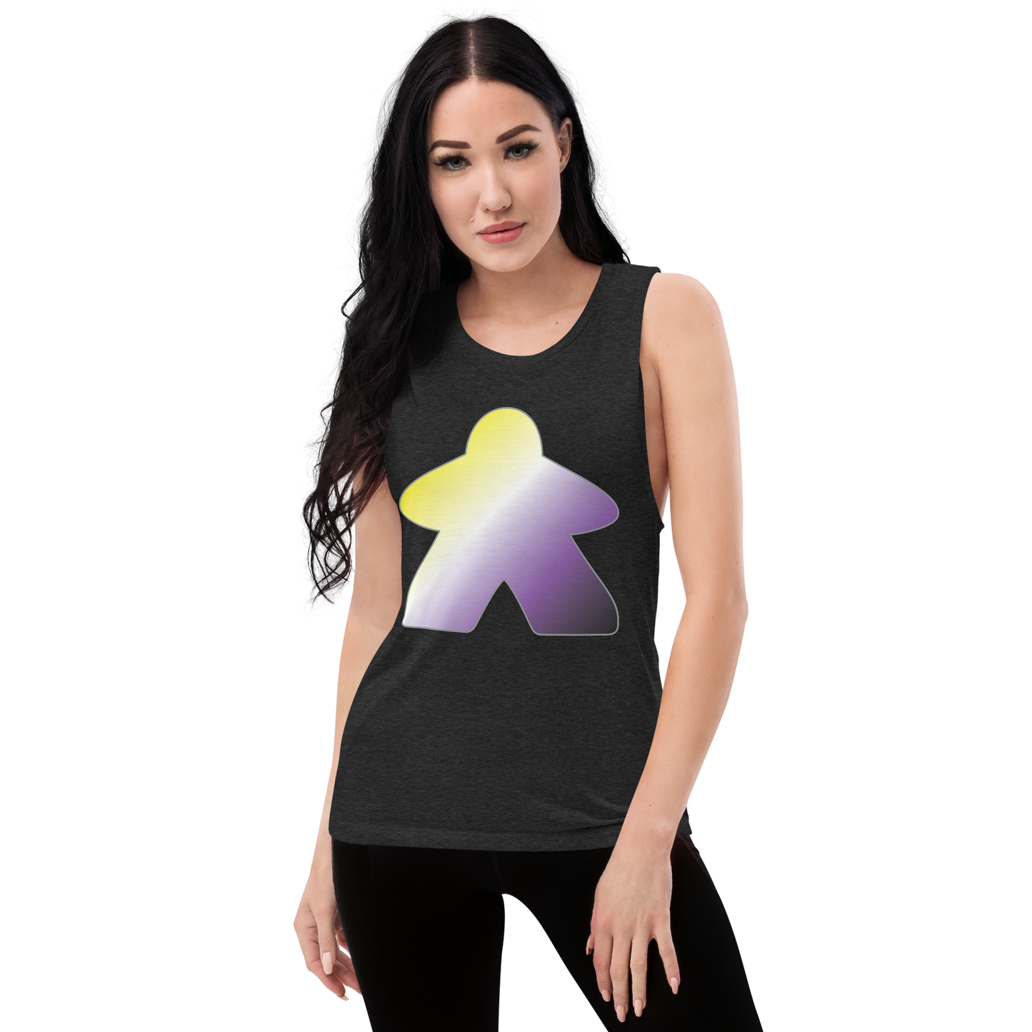 Queerple - Non-binary Pride Ladies’ Muscle Tank