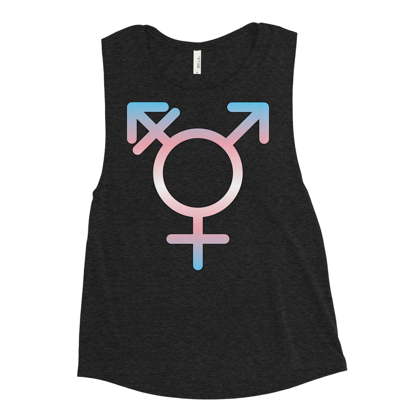 Transgender Symbol - Trans Pride Ladies’ Muscle Tank