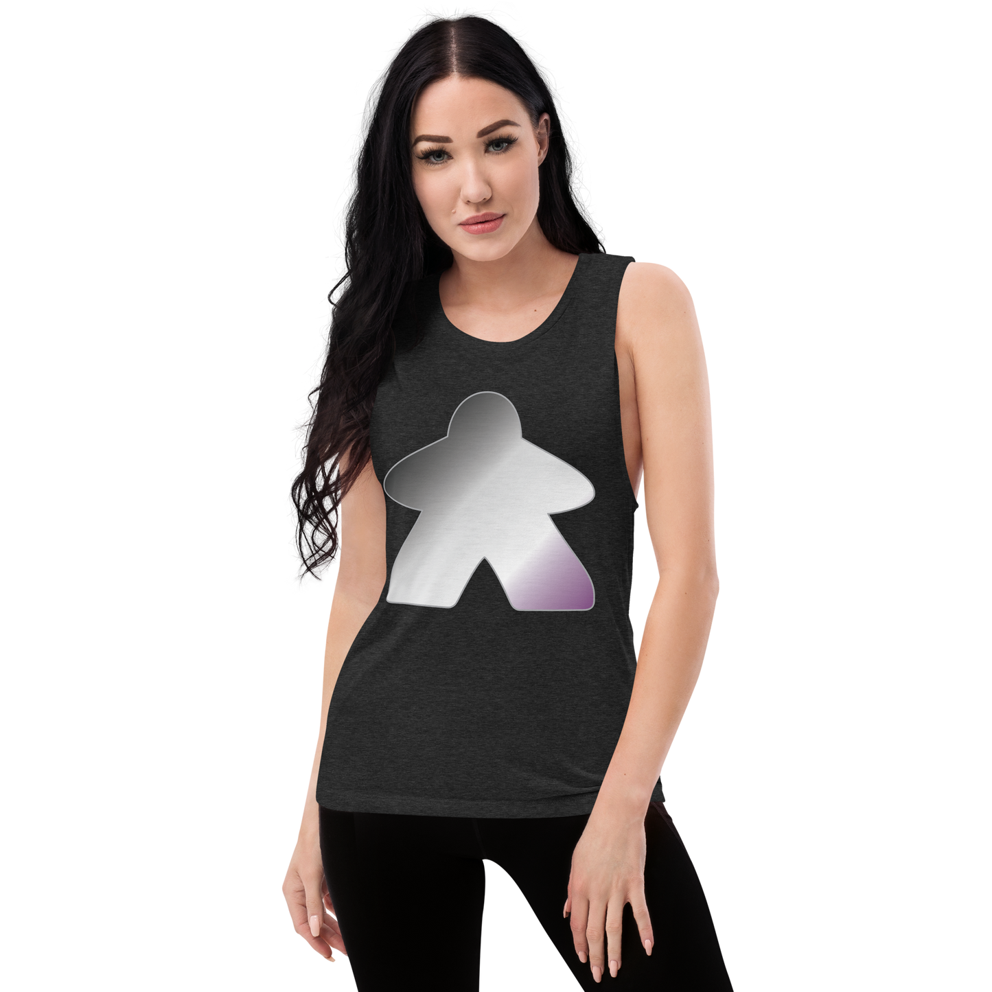 Queerple - Asexual/Demisexual Pride Ladies’ Muscle Tank