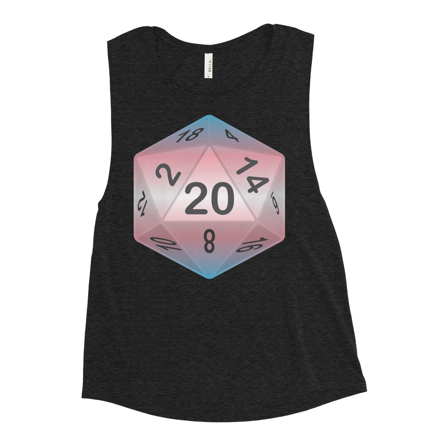 Pride Dice - Transgender Ladies’ Muscle Tank