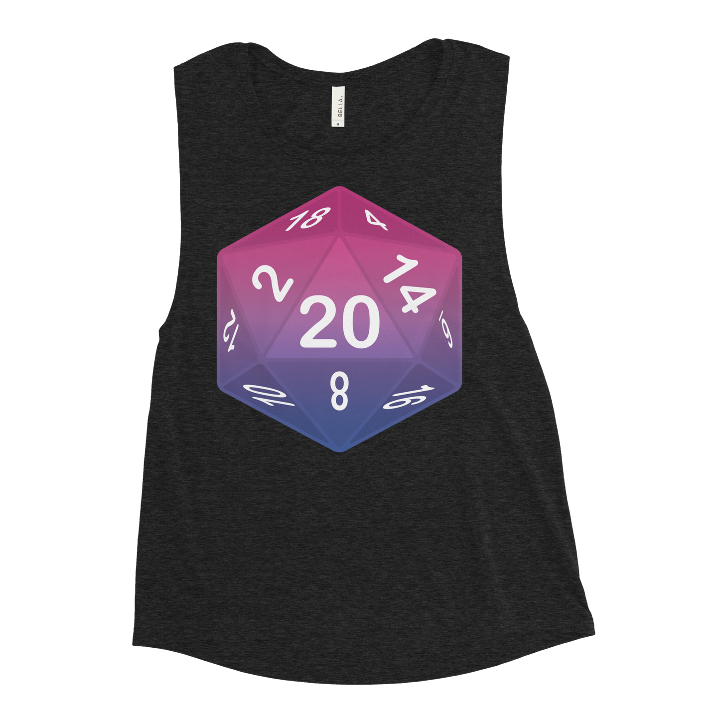 Pride Dice - Bisexual Ladies’ Muscle Tank