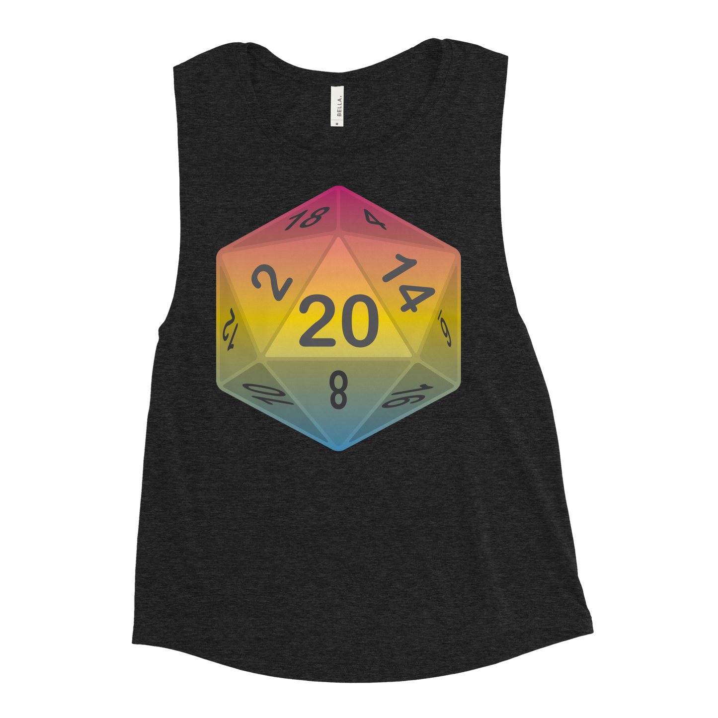 Pride Dice - Pansexual Ladies’ Muscle Tank