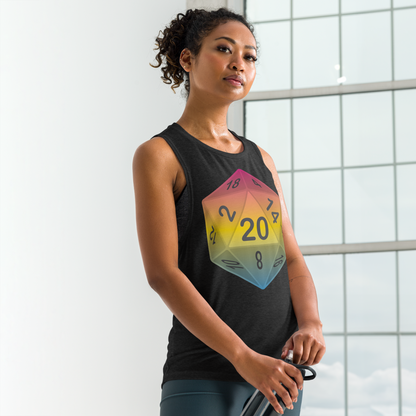 Pride Dice - Pansexual Ladies’ Muscle Tank