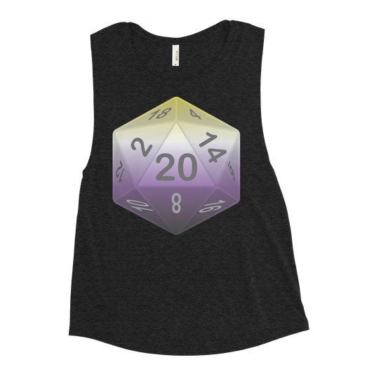 Pride Dice - Non-binary Ladies’ Muscle Tank