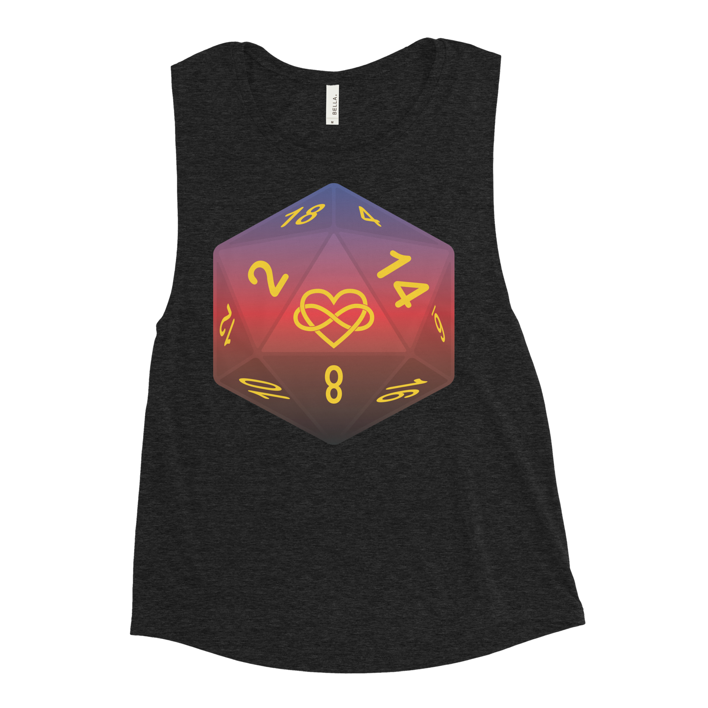 Pride Dice - Polyamory Ladies’ Muscle Tank