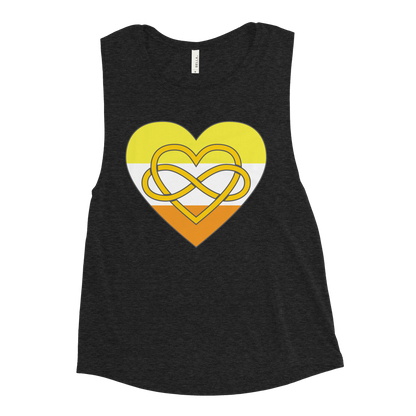 Polyamory Infinity Heart Maverique Pride Ladies’ Muscle Tank