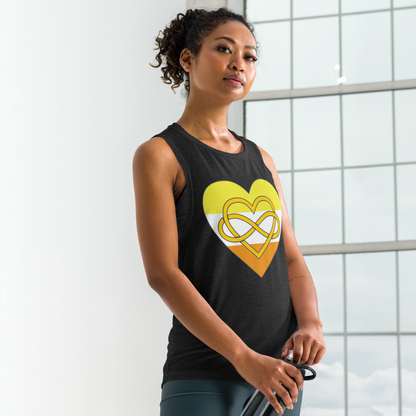 Polyamory Infinity Heart Maverique Pride Ladies’ Muscle Tank