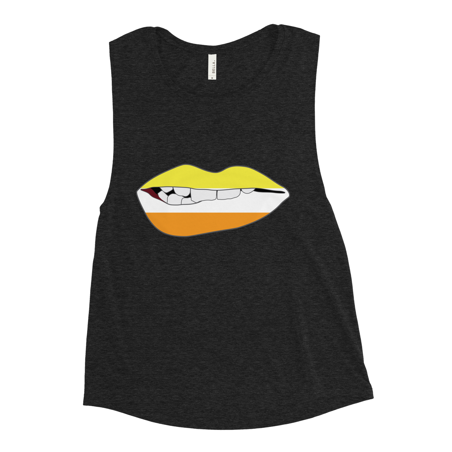 Biting Lips - Maverique Flag Ladies’ Muscle Tank