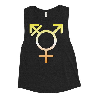 Transgender Symbol - Maverique Pride Ladies’ Muscle Tank