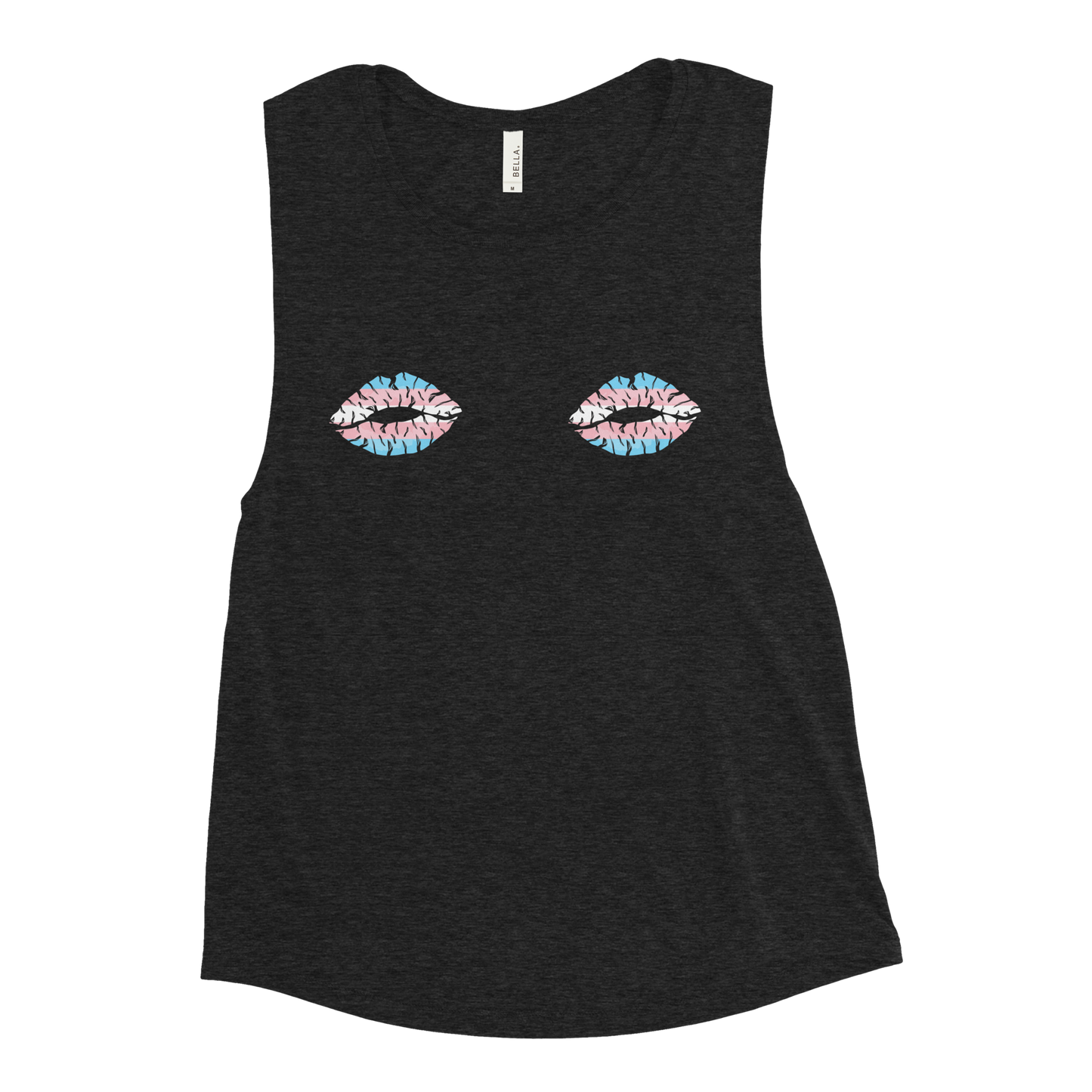 Trans Boob Kisses Ladies’ Muscle Tank