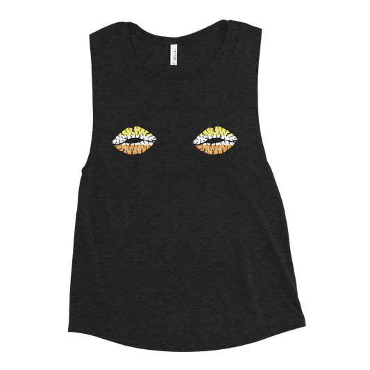 Maverique Boob Kisses Ladies’ Muscle Tank