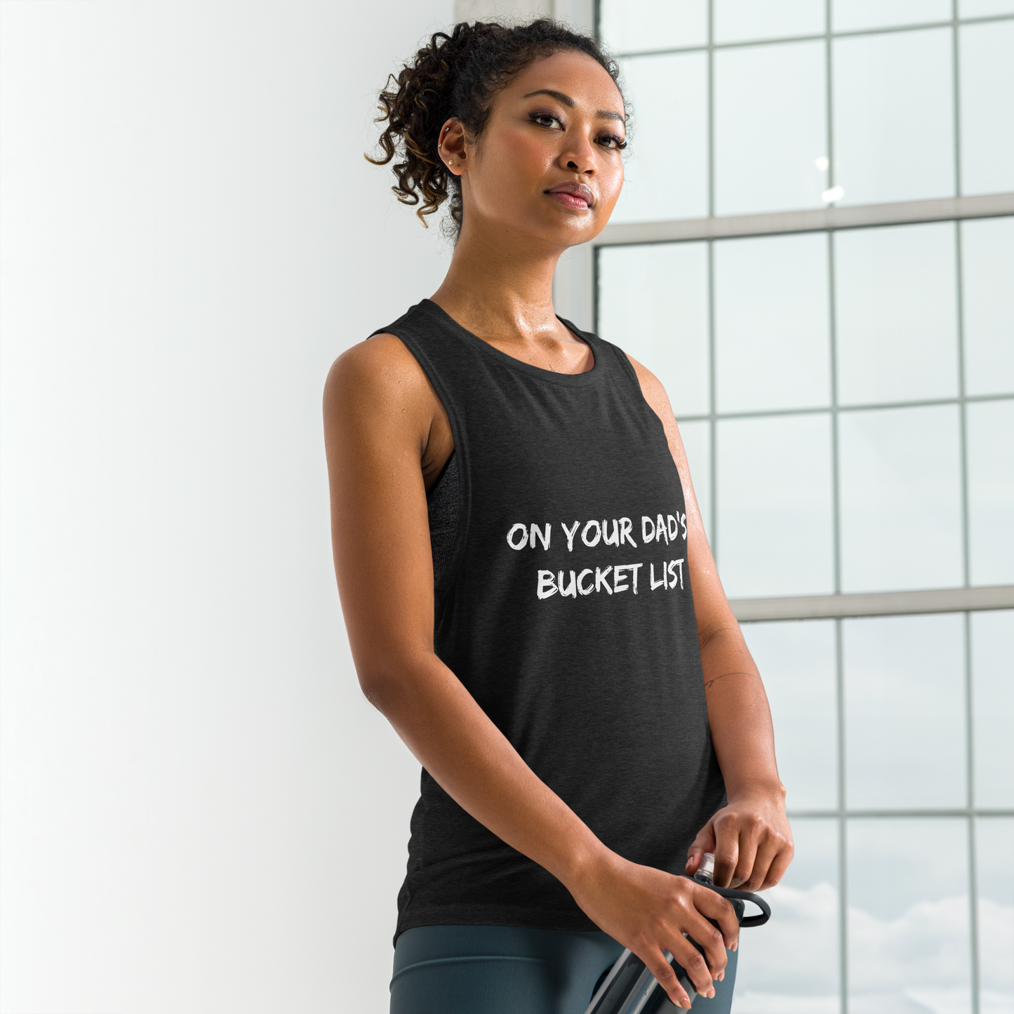 Dad's Bucket List Ladies’ Muscle Tank