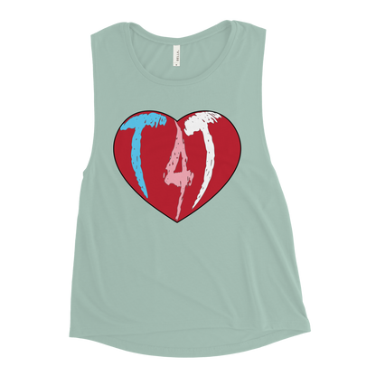 T4T Heart Ladies’ Muscle Tank