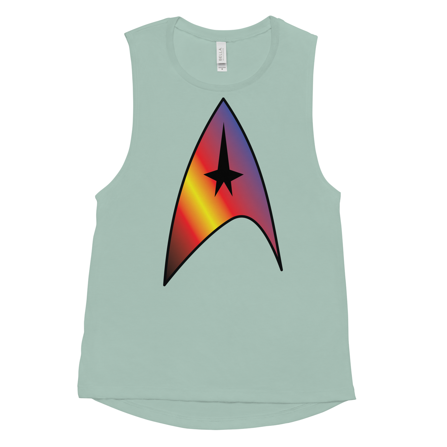 Starfleet Insignia - Polyamory Pride Ladies’ Muscle Tank