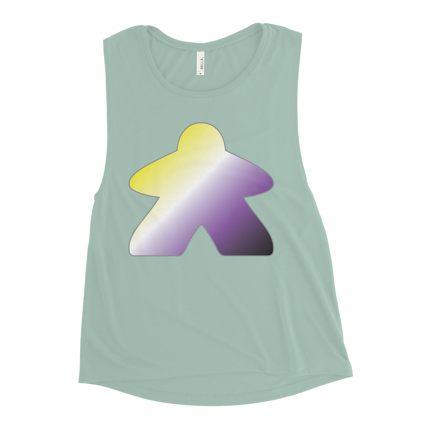 Queerple - Non-binary Pride Ladies’ Muscle Tank