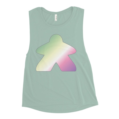 Queerple - Genderfae Pride Ladies’ Muscle Tank