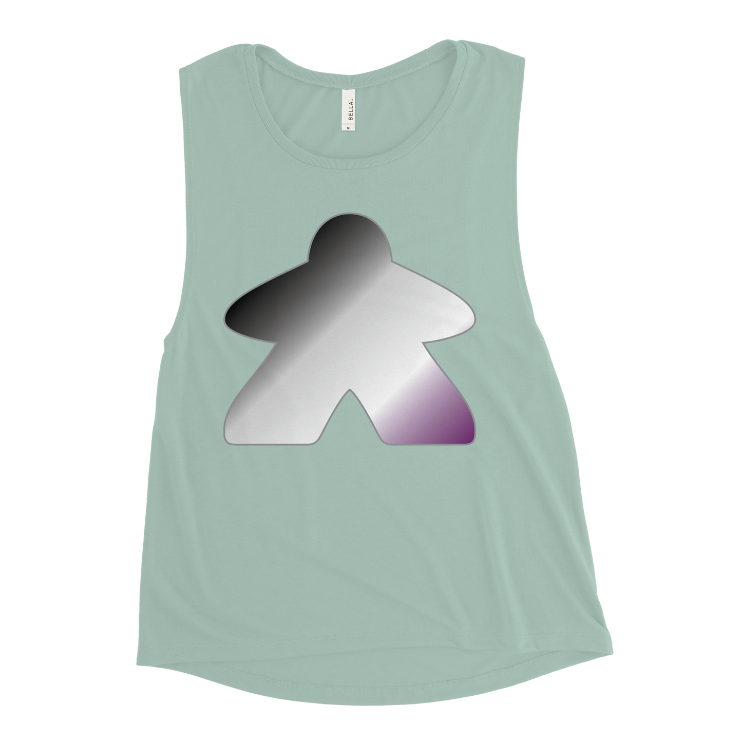 Queerple - Asexual/Demisexual Pride Ladies’ Muscle Tank