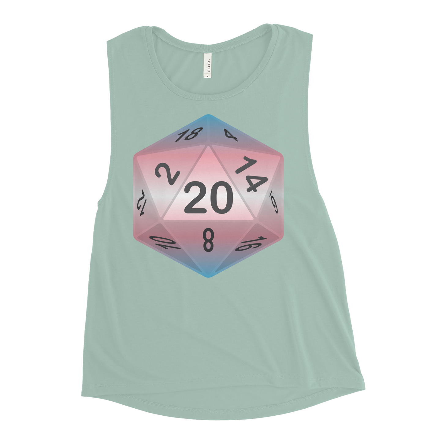 Pride Dice - Transgender Ladies’ Muscle Tank