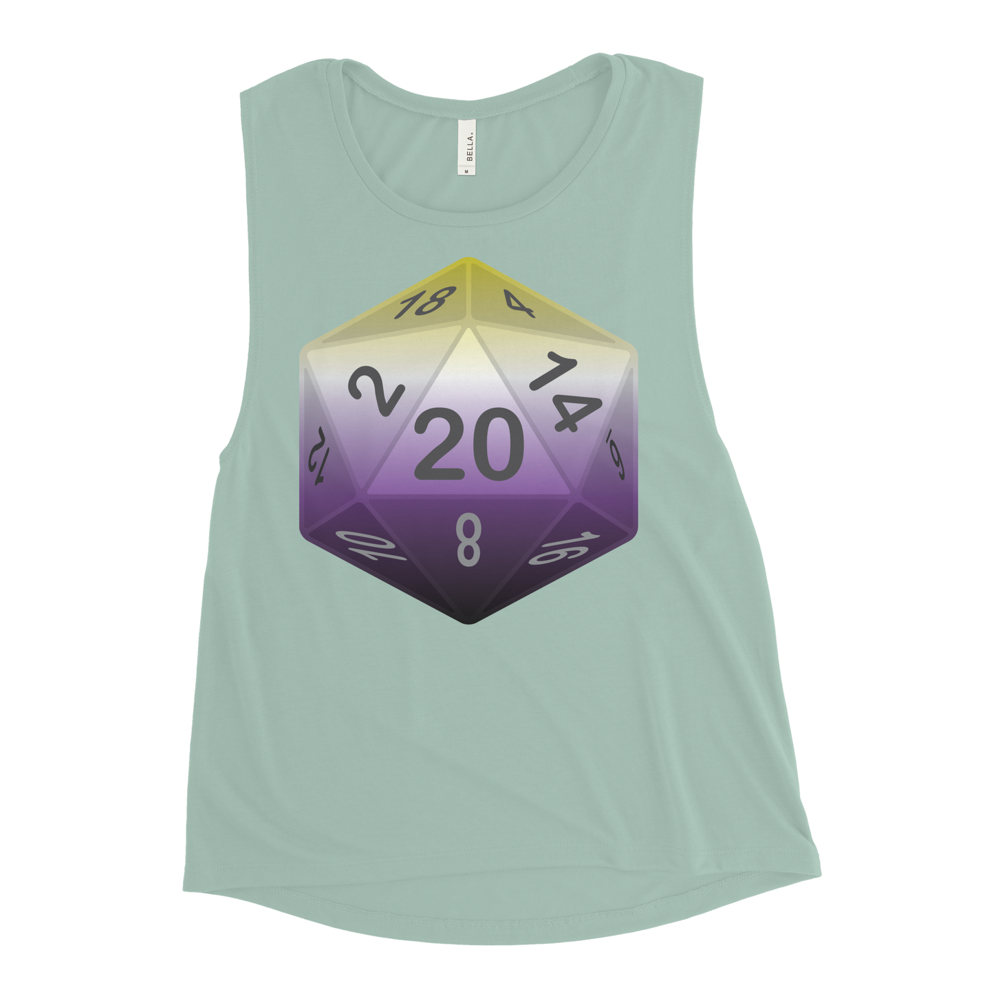 Pride Dice - Non-binary Ladies’ Muscle Tank