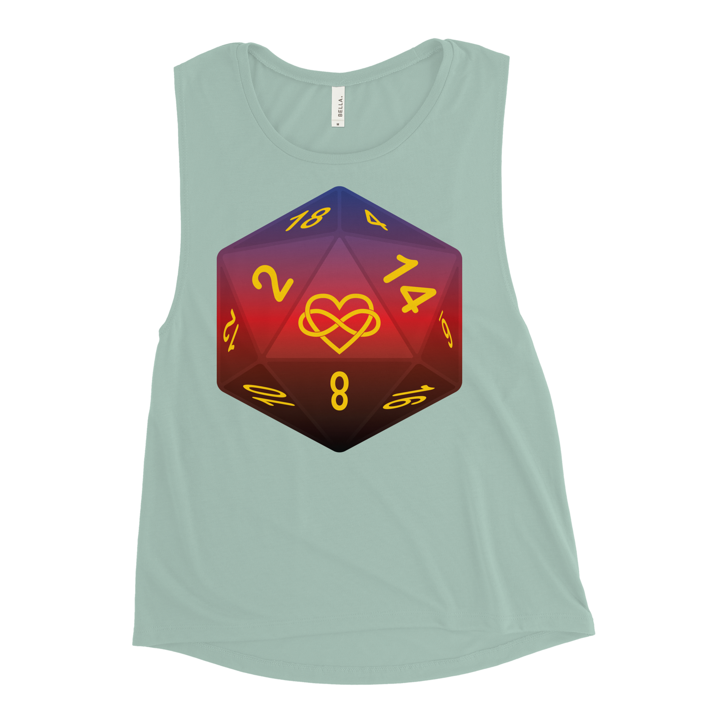 Pride Dice - Polyamory Ladies’ Muscle Tank