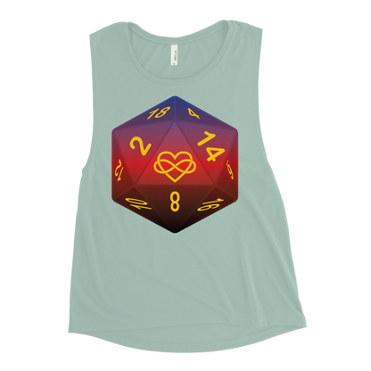 Pride Dice - Polyamory Ladies’ Muscle Tank