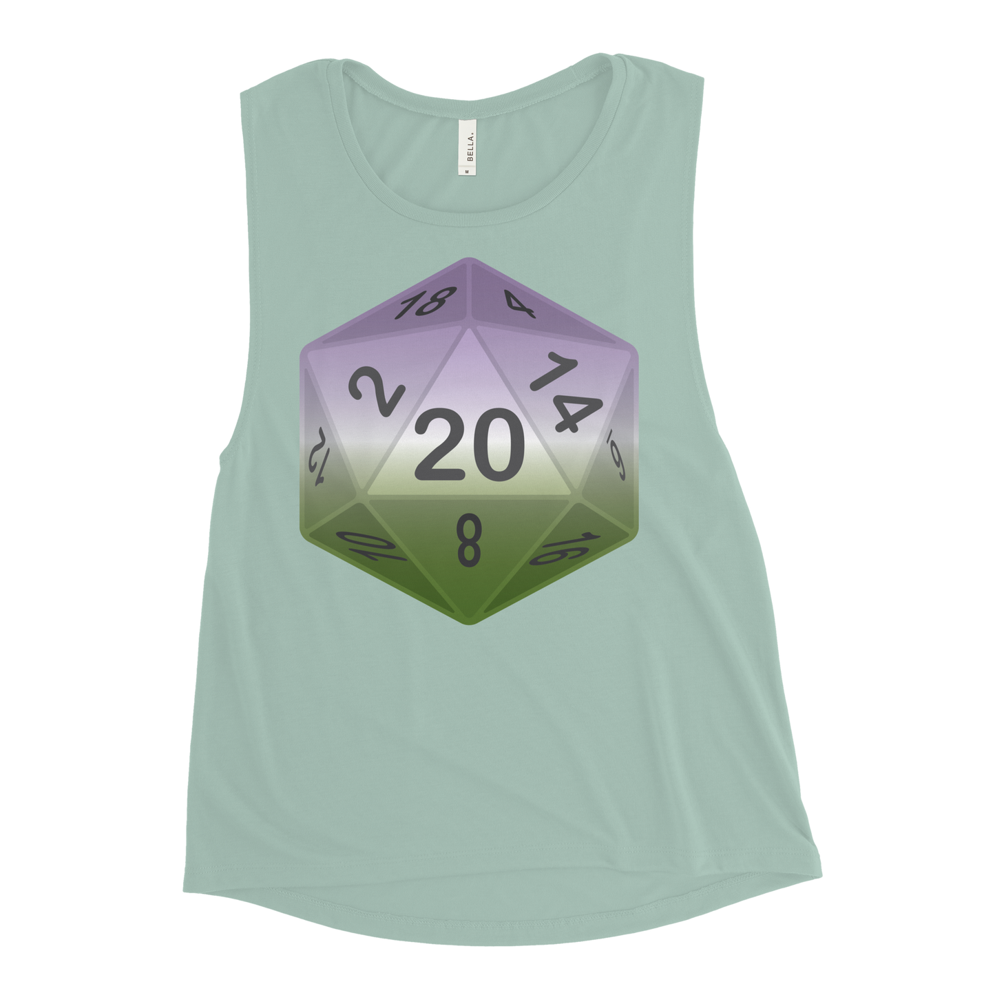 Pride Dice - Genderqueer Ladies’ Muscle Tank