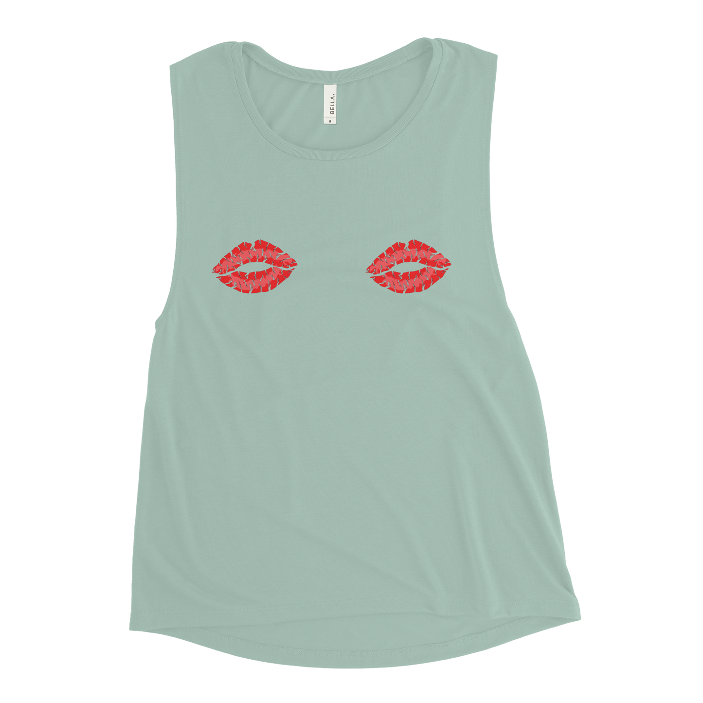 Boob Kisses Ladies’ Muscle Tank