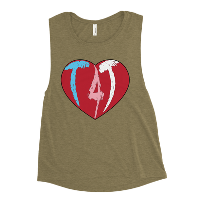 T4T Heart Ladies’ Muscle Tank