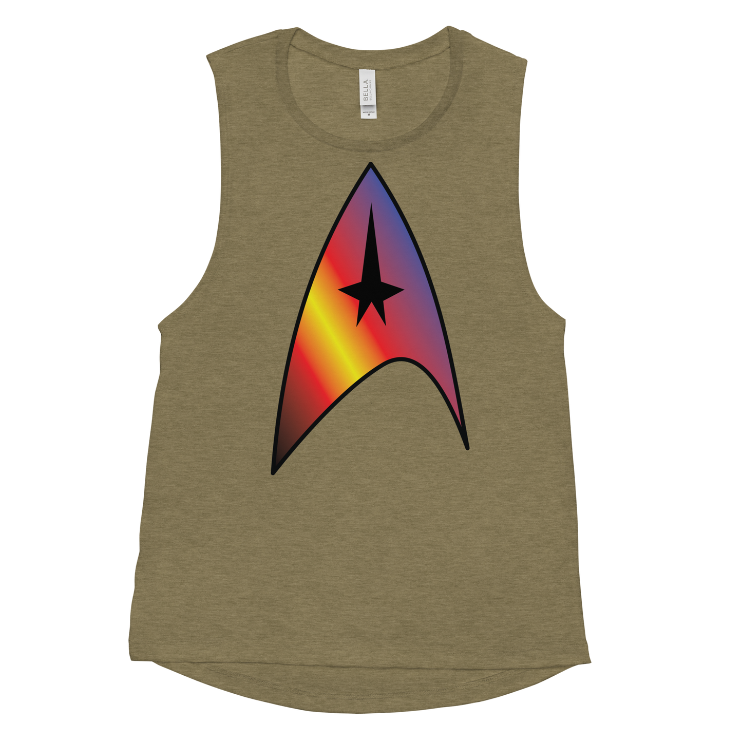 Starfleet Insignia - Polyamory Pride Ladies’ Muscle Tank