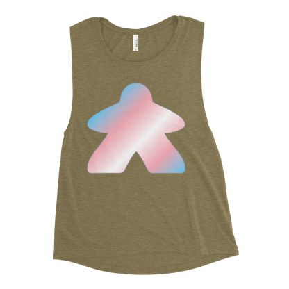 Queerple - Transgender Pride Ladies’ Muscle Tank