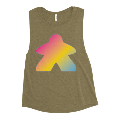 Queerple - Pansexual Pride Ladies’ Muscle Tank