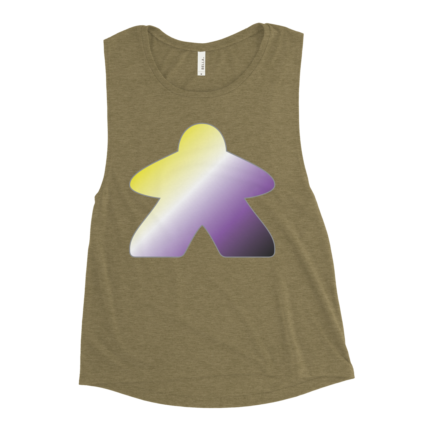 Queerple - Non-binary Pride Ladies’ Muscle Tank