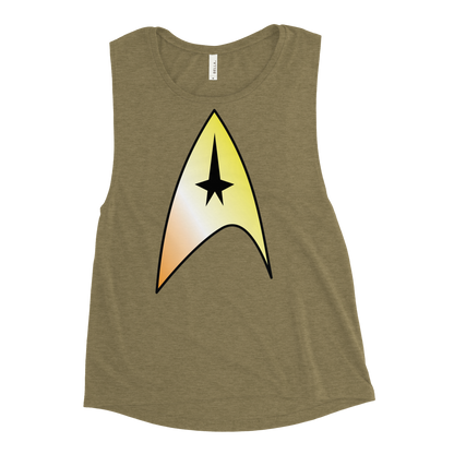 Starfleet Insignia - Maverique Pride Ladies’ Muscle Tank