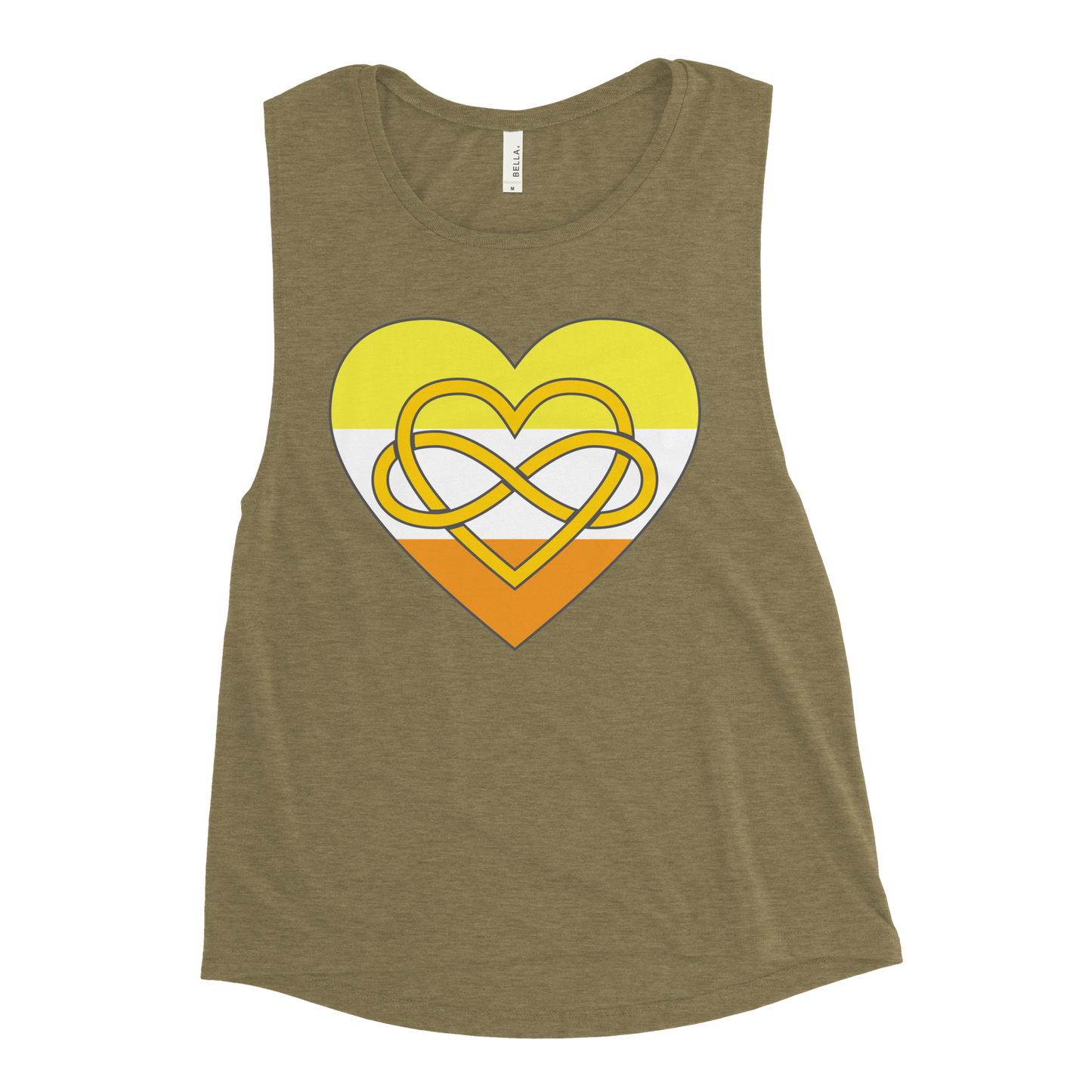 Polyamory Infinity Heart Maverique Pride Ladies’ Muscle Tank