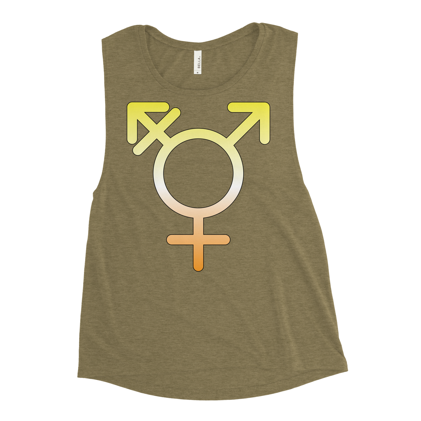 Transgender Symbol - Maverique Pride Ladies’ Muscle Tank