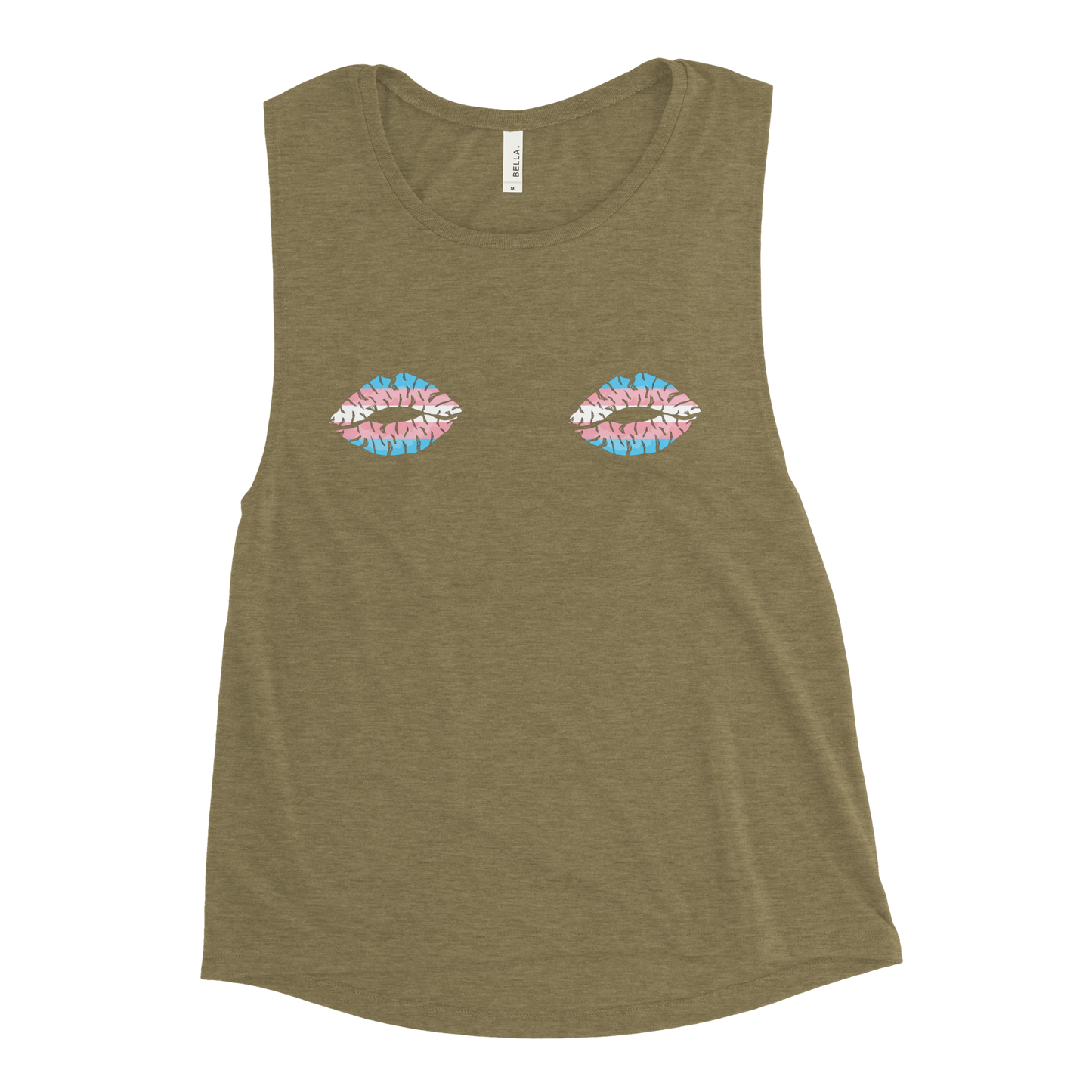 Trans Boob Kisses Ladies’ Muscle Tank