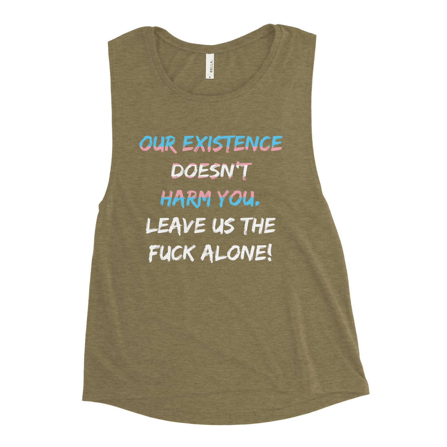 Leave Us Alone Ladies’ Muscle Tank