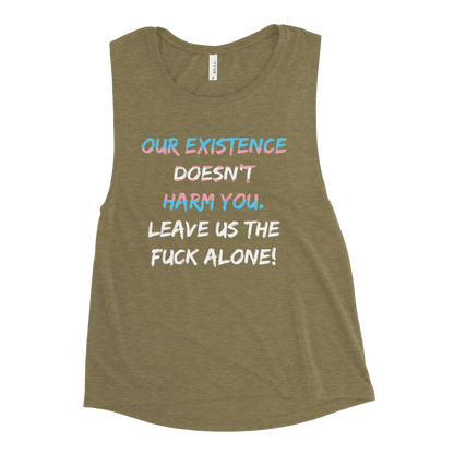 Leave Us Alone Ladies’ Muscle Tank