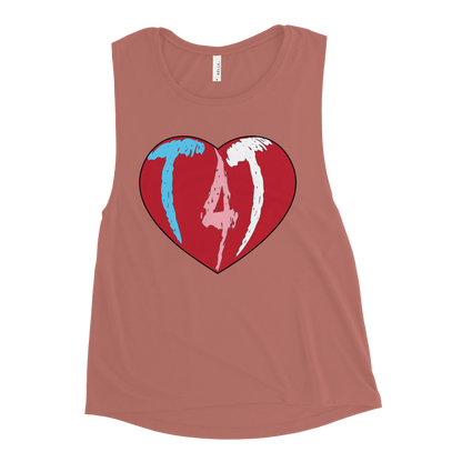 T4T Heart Ladies’ Muscle Tank