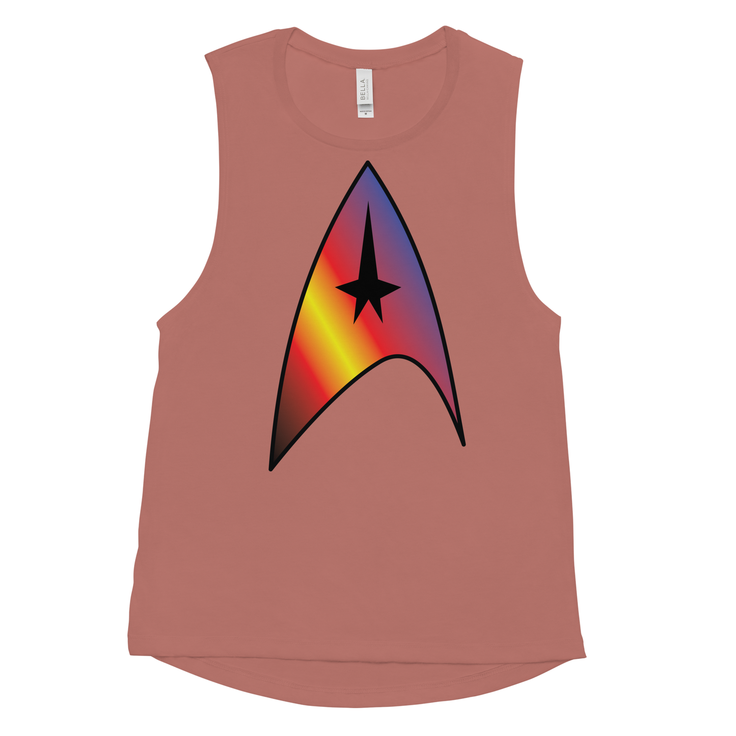 Starfleet Insignia - Polyamory Pride Ladies’ Muscle Tank