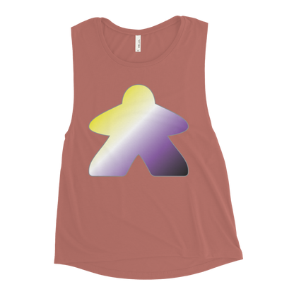 Queerple - Non-binary Pride Ladies’ Muscle Tank