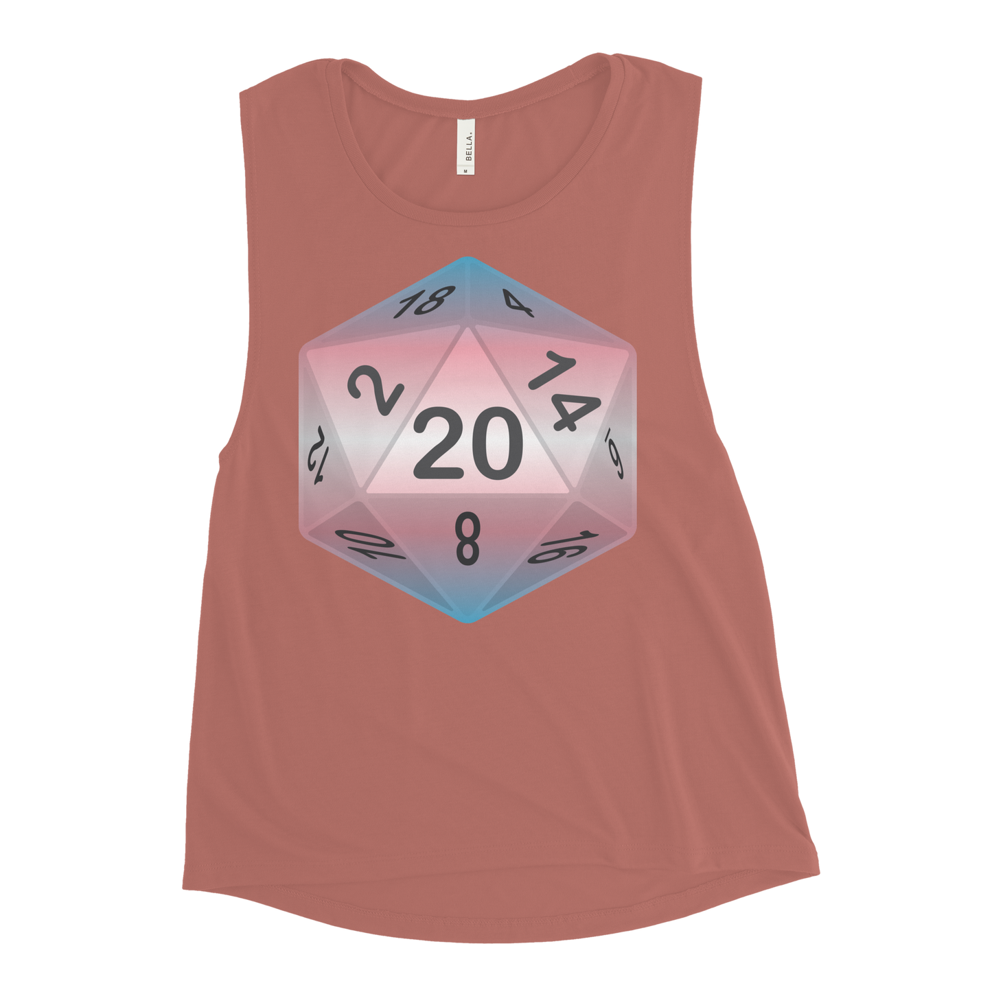 Pride Dice - Transgender Ladies’ Muscle Tank