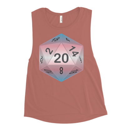 Pride Dice - Transgender Ladies’ Muscle Tank