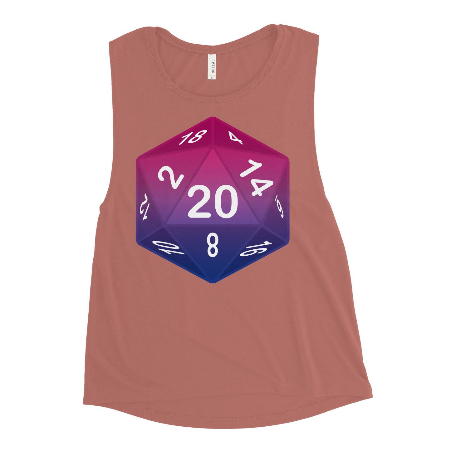 Pride Dice - Bisexual Ladies’ Muscle Tank