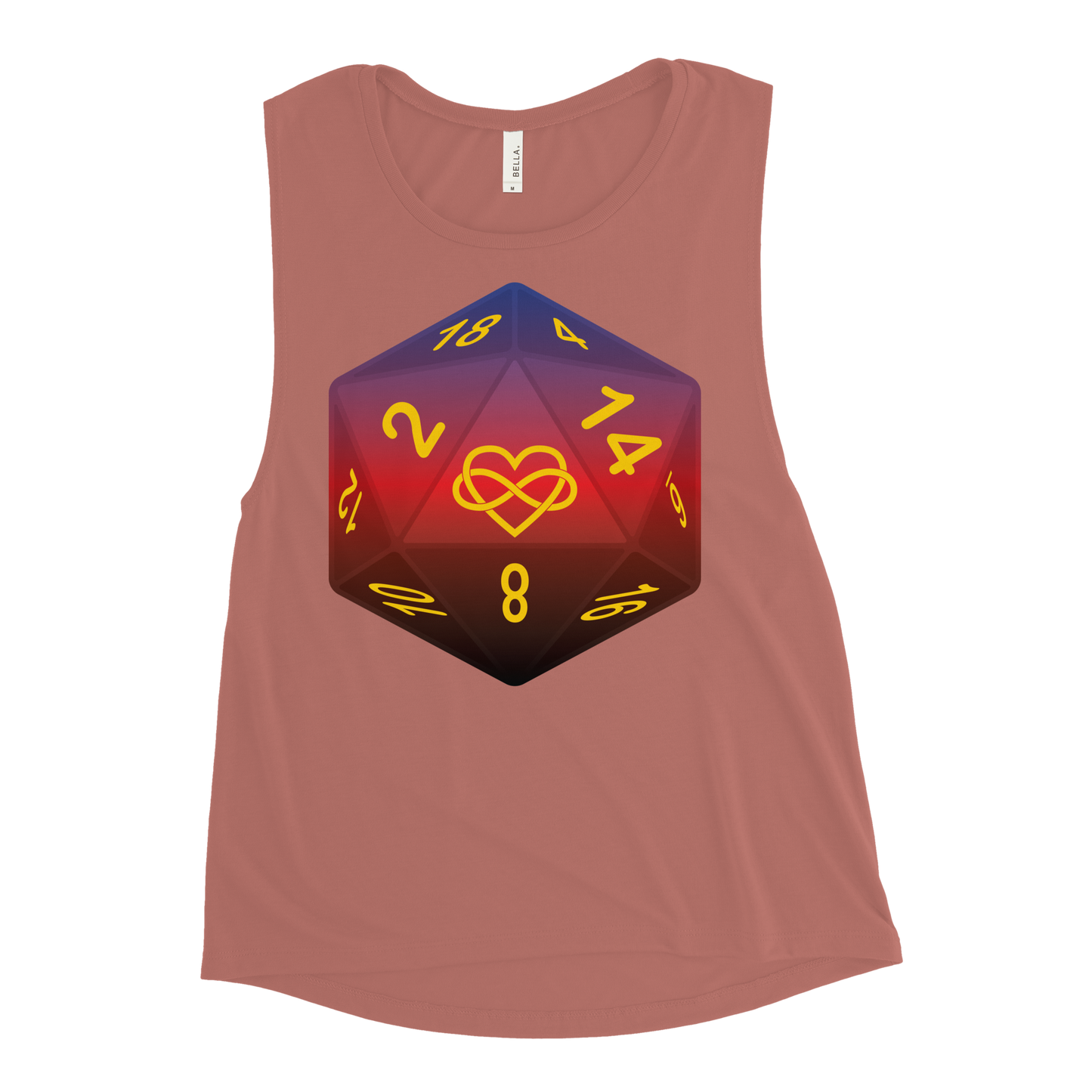 Pride Dice - Polyamory Ladies’ Muscle Tank