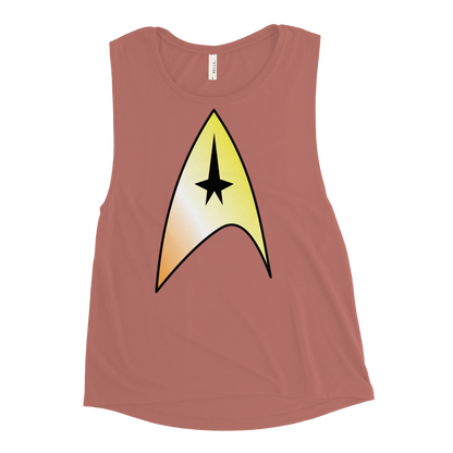 Starfleet Insignia - Maverique Pride Ladies’ Muscle Tank