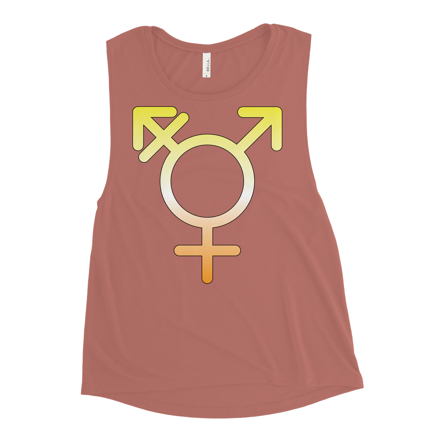 Transgender Symbol - Maverique Pride Ladies’ Muscle Tank