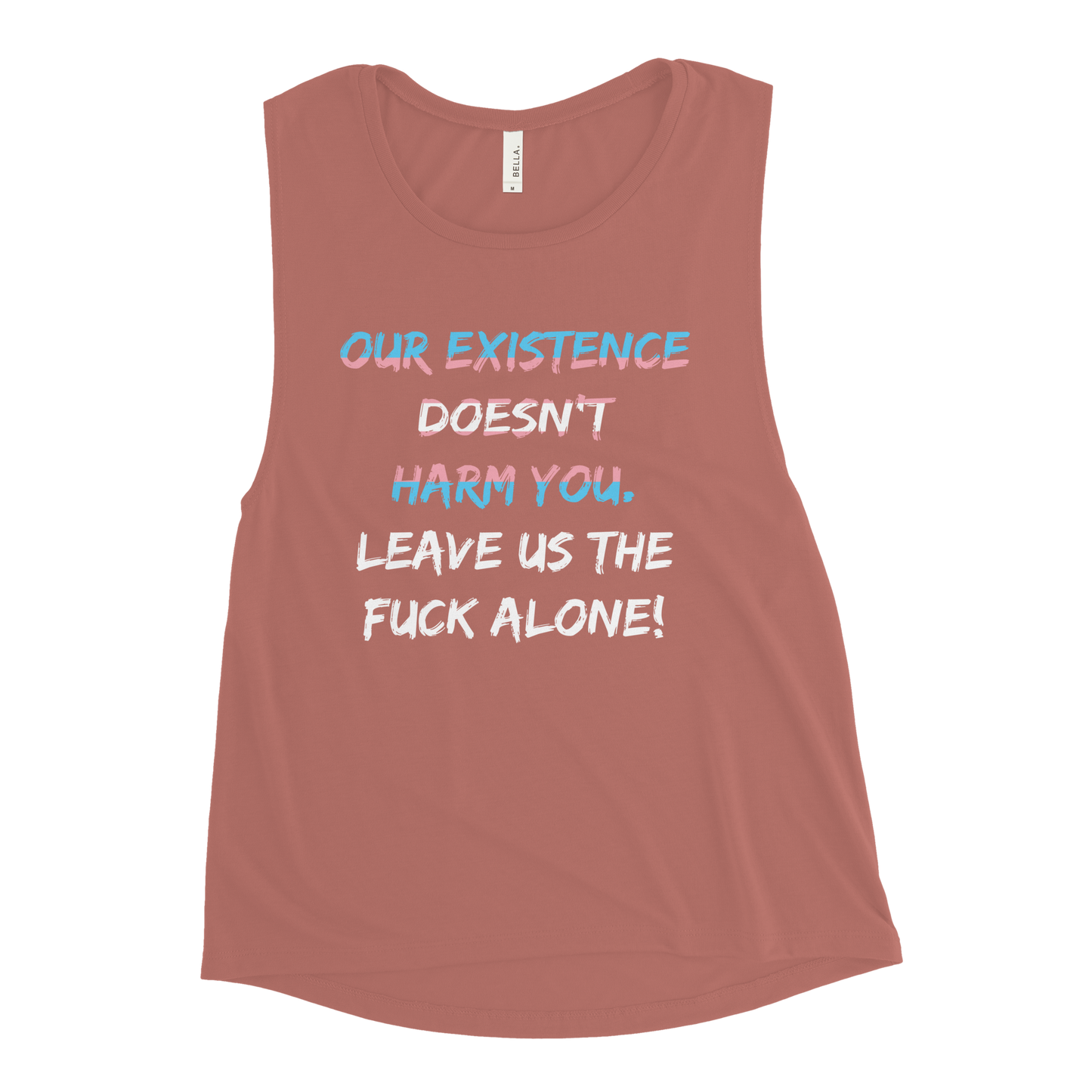 Leave Us Alone Ladies’ Muscle Tank