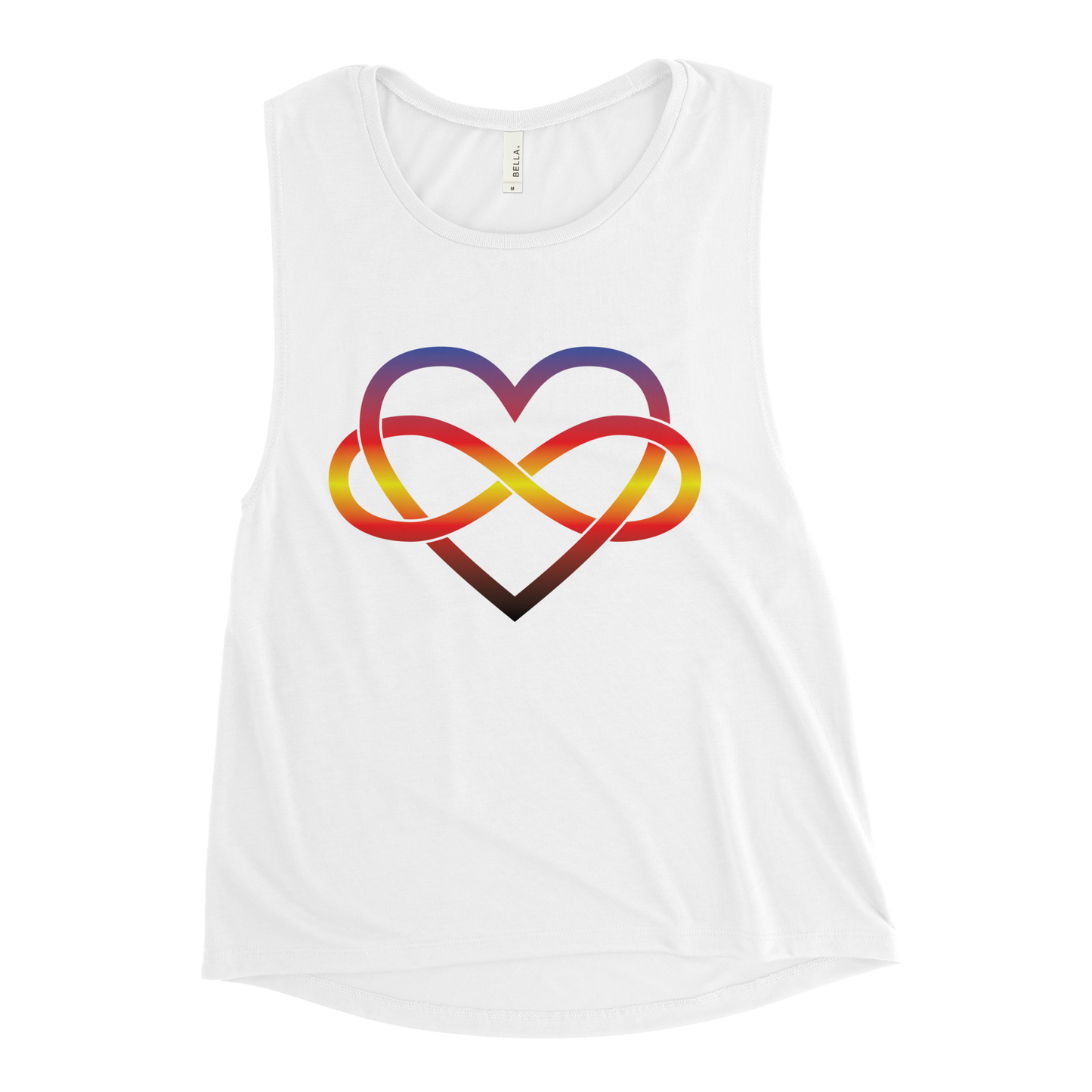 Polyamory Infinity Heart - Polyamory Ladies’ Muscle Tank